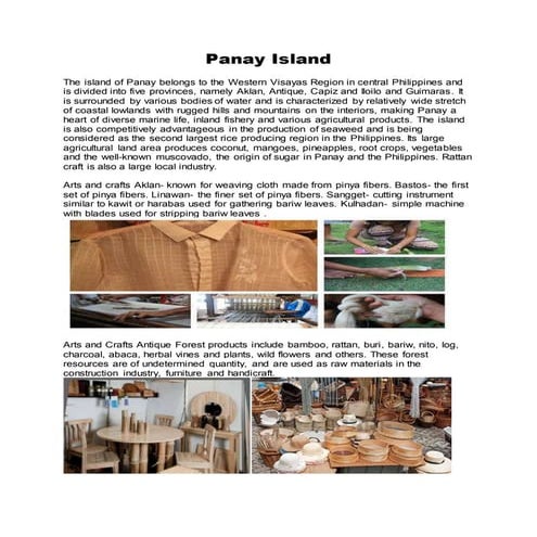 Panay Island Arts & Crafts