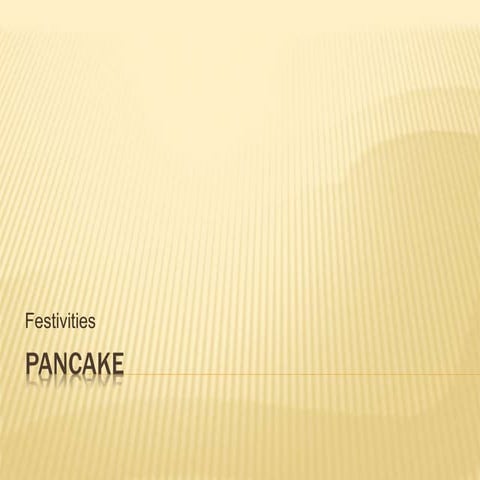Pancake and food