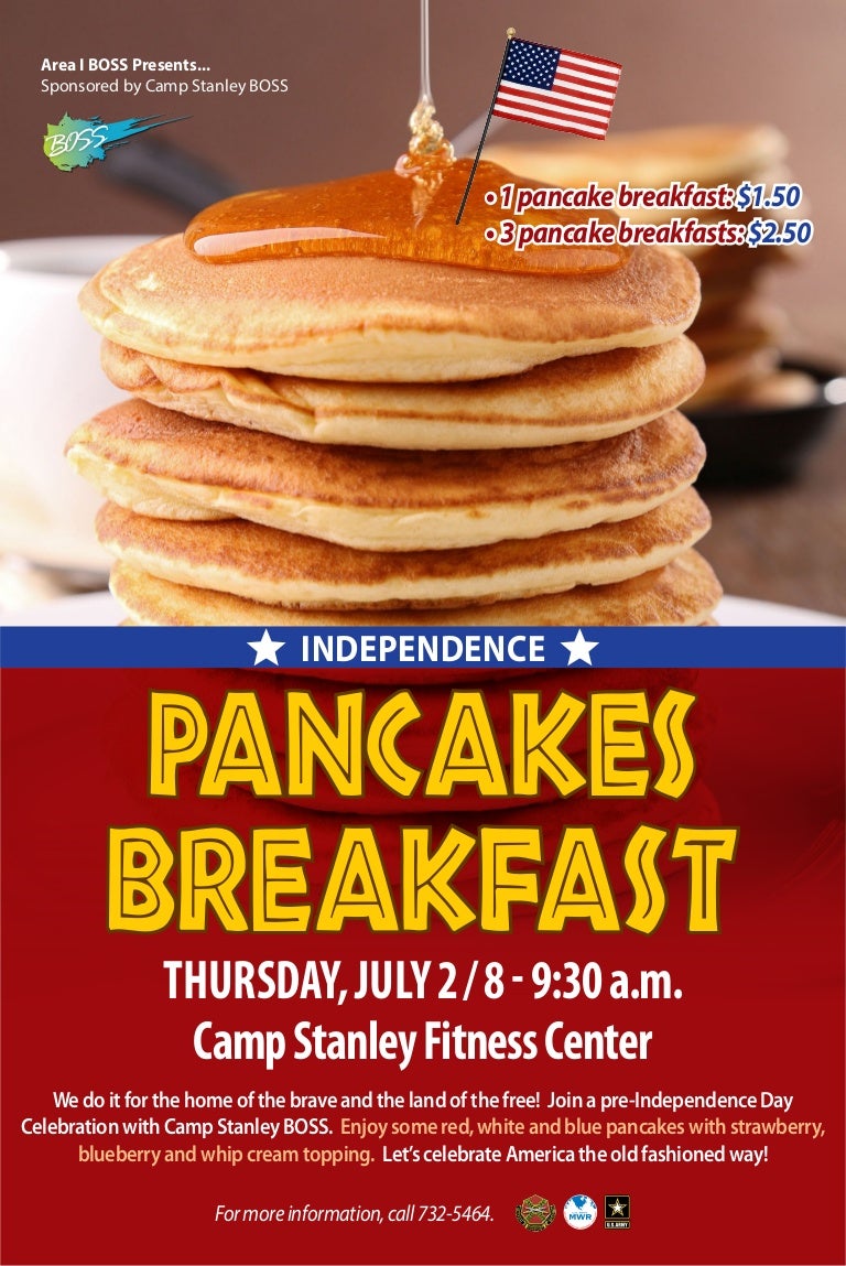 Pancake breakfast poster