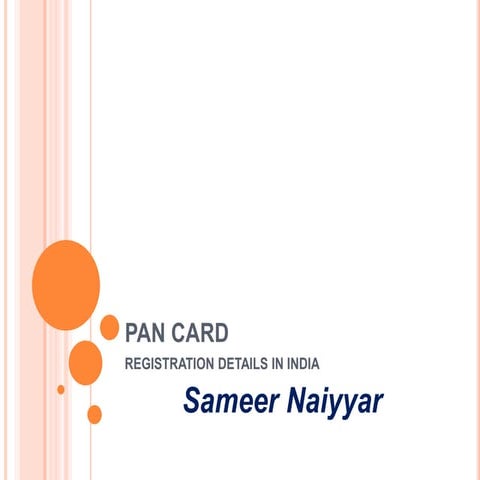 Pan card details individual | PPTX