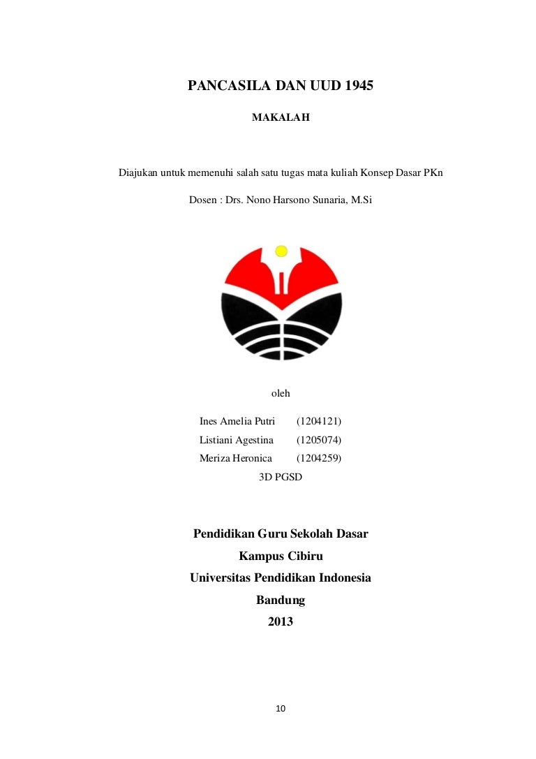 Pancasila Dan Uud 1945