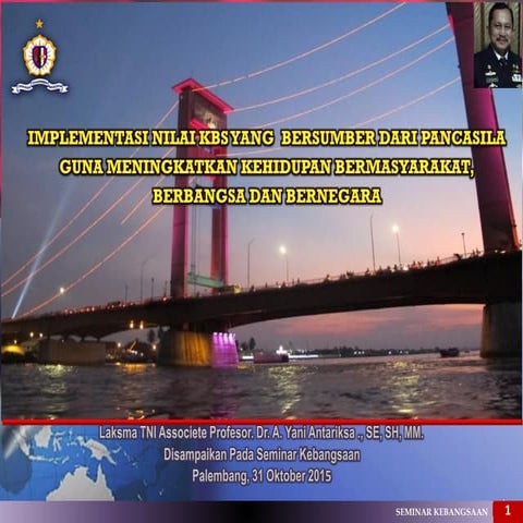 IMPLEMENTASI  NILAI KBS PANCASILA, 