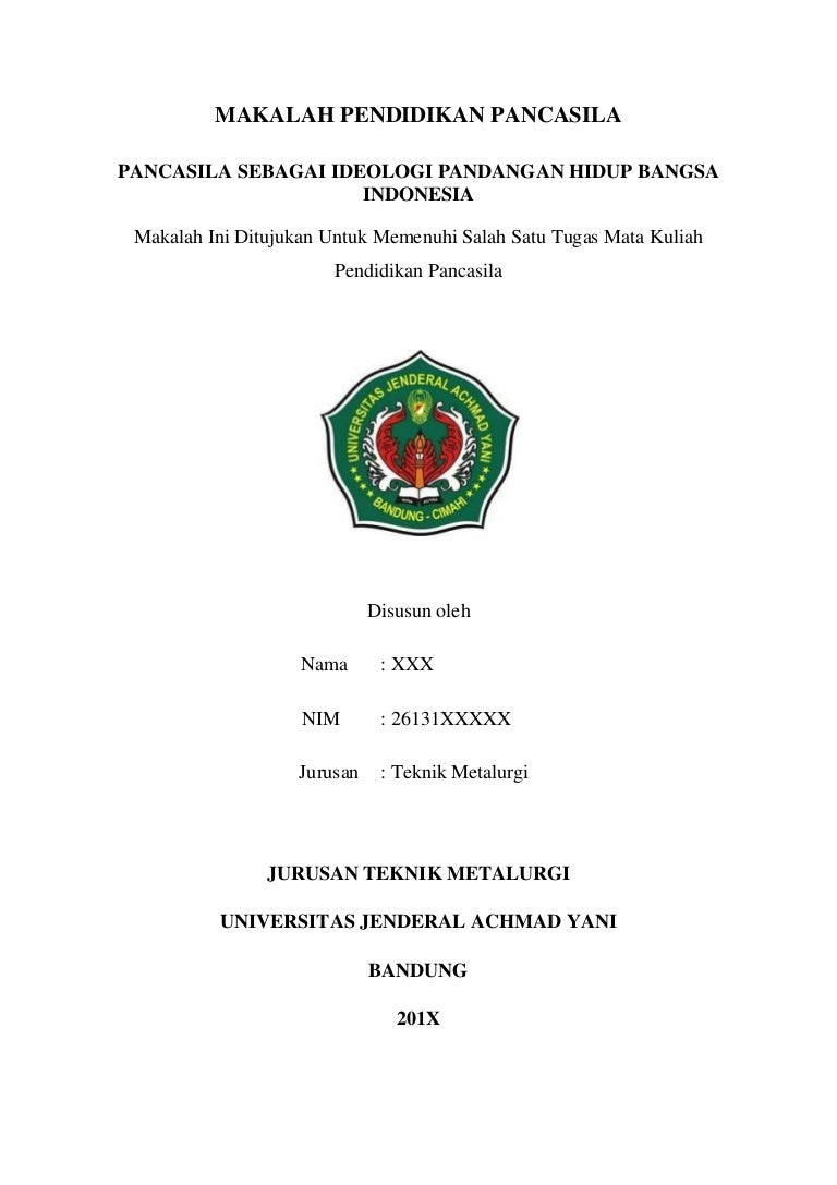 Pancasila Sebagai Ideologi Pandangan Hidup Bangsa Indonesia Pancasila Sebagai Ideologi Pandangan Hidup Bangsa Indonesia