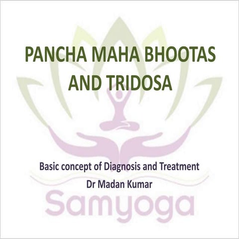 FIVE ELEMENTS AND YOGA THERAPY