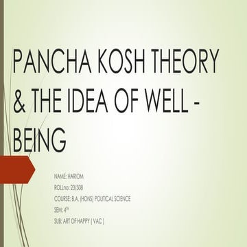 PANCHA KOSH THEORY ^0 THE IDEA OF WELL.pdf