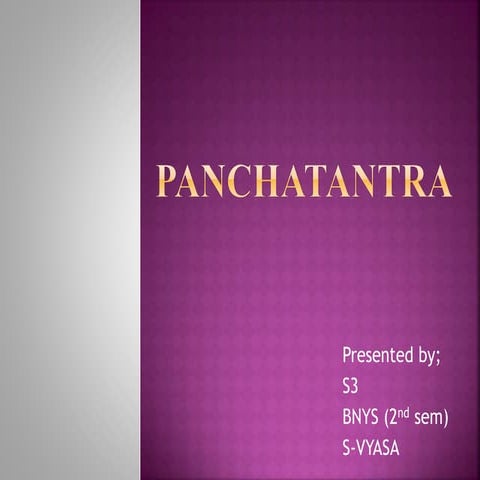 Pancha tantra
