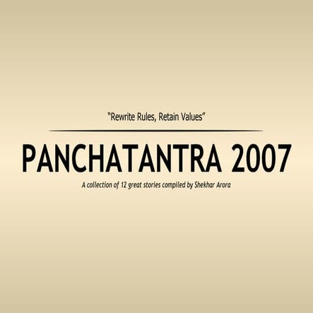Panchatantra 2007