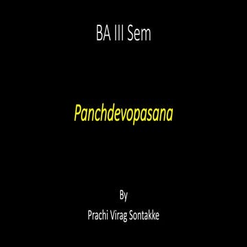 Panchdevopasana 