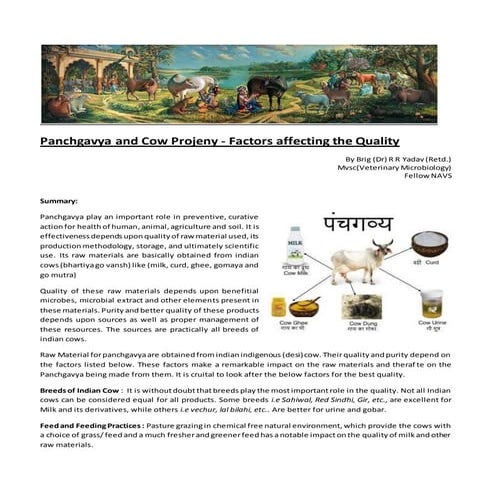 Panchgavya quality
