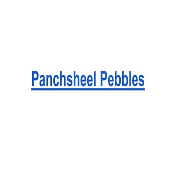 Panchsheel pebbles