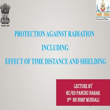 TDS TIME DISTANCE SHIELDING RADIOACTIVE M | PPTX
