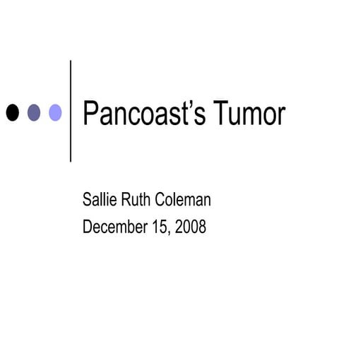 Pancoast Tumor