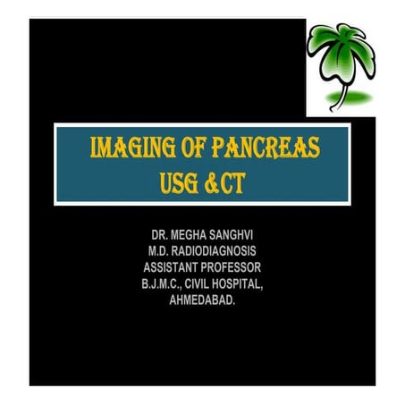 Imaging of the Pancreas