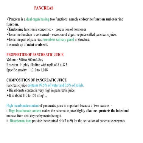 Pancreas secretion.pdf of detailed notes of pancreas