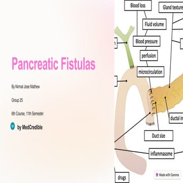 Pancreatic-Fistulas, Etiology, Pathogenesis, Clinical picture