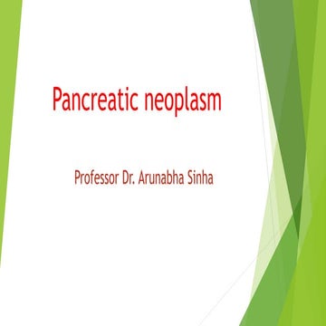 Pancreatic neoplasm of the endocrine cells of the pancreas.