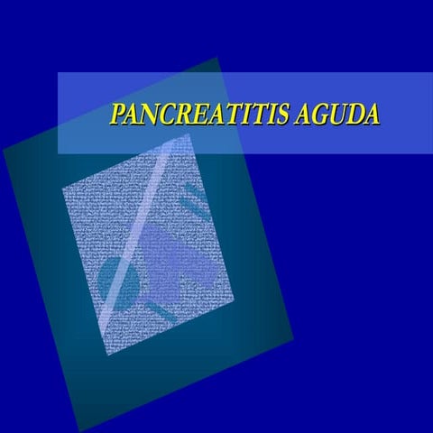 Pancreatitis aguda 2011