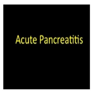 Pancreatitis clase i part 1