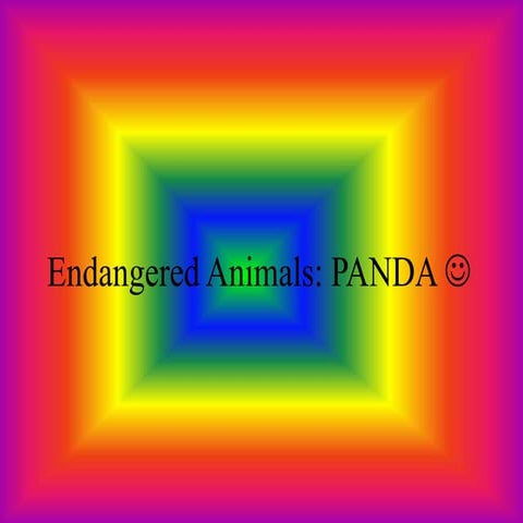 The Red Panda | PPTX