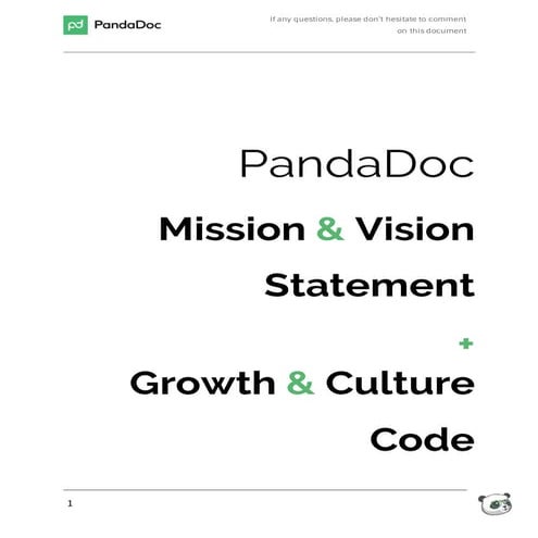 PandaDoc's Culture Code