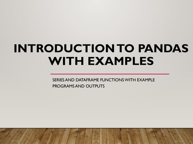 Pandas easy to ;learn l;ibrary ffff.pptx