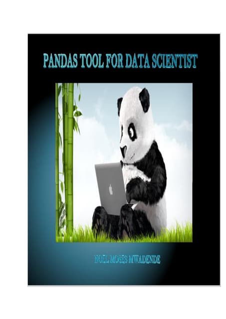 Pandas tool for data scientist 