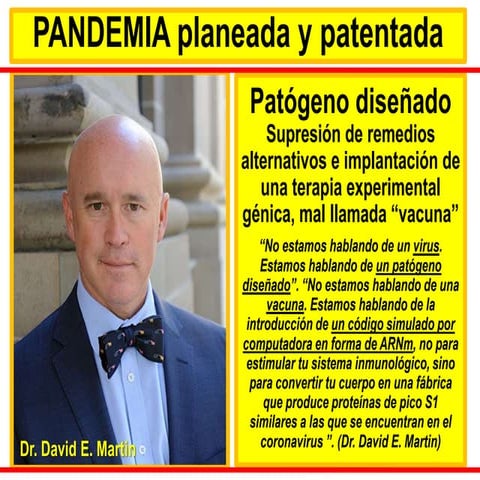 PANDEMIA planeada y patentada