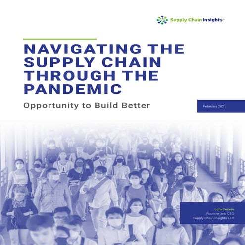 Supply Chain Progress in the Pandemic