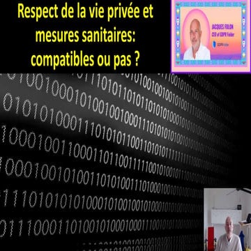 Pandemie et vie privee