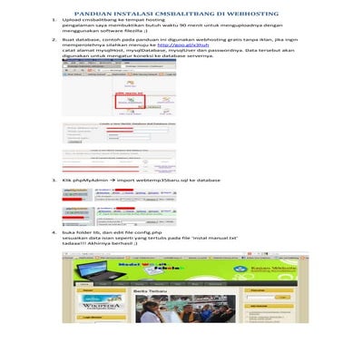 Panduan instalasi-cmsbalitbang