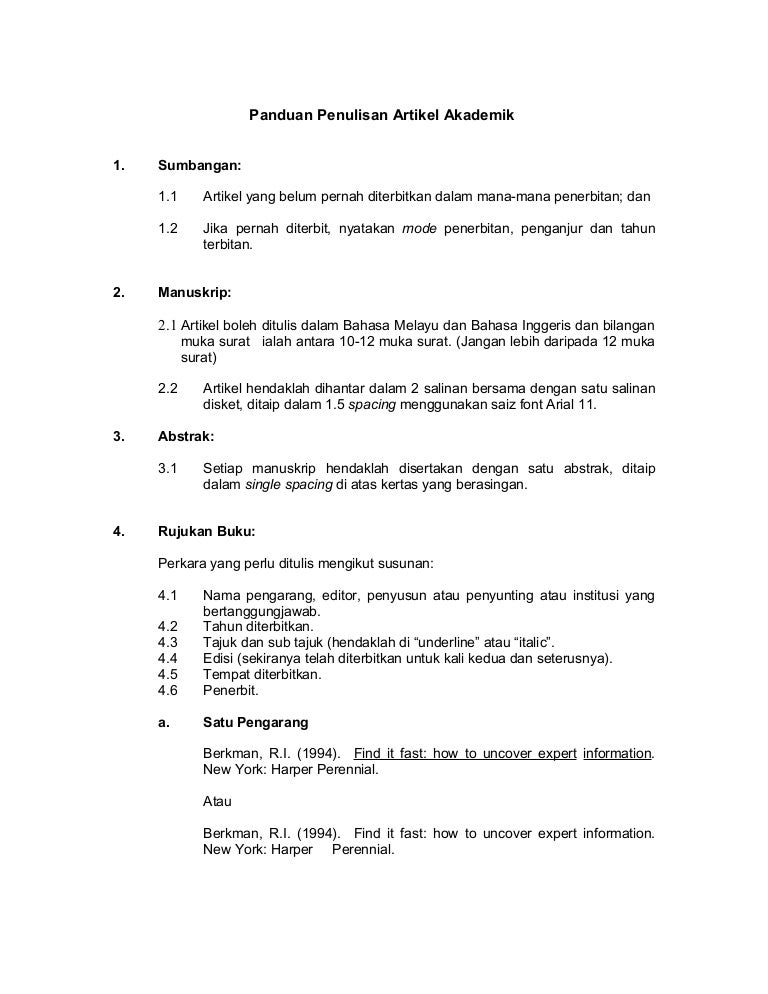 Panduan 20 Penulisan 20 Artikel 20 Akademik2010 1