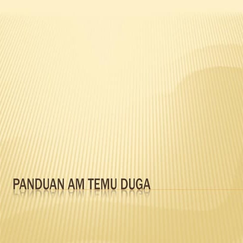 Temuduga | PDF