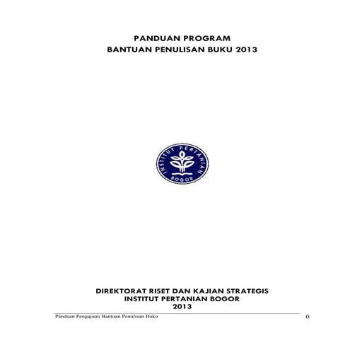 Profile IPB | PDF