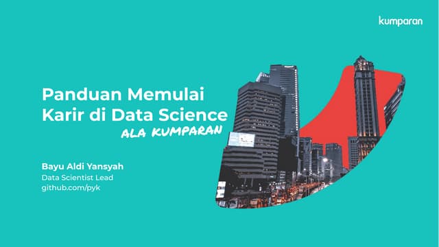 Panduan Memulai Karir di Data Science (Binus University)
