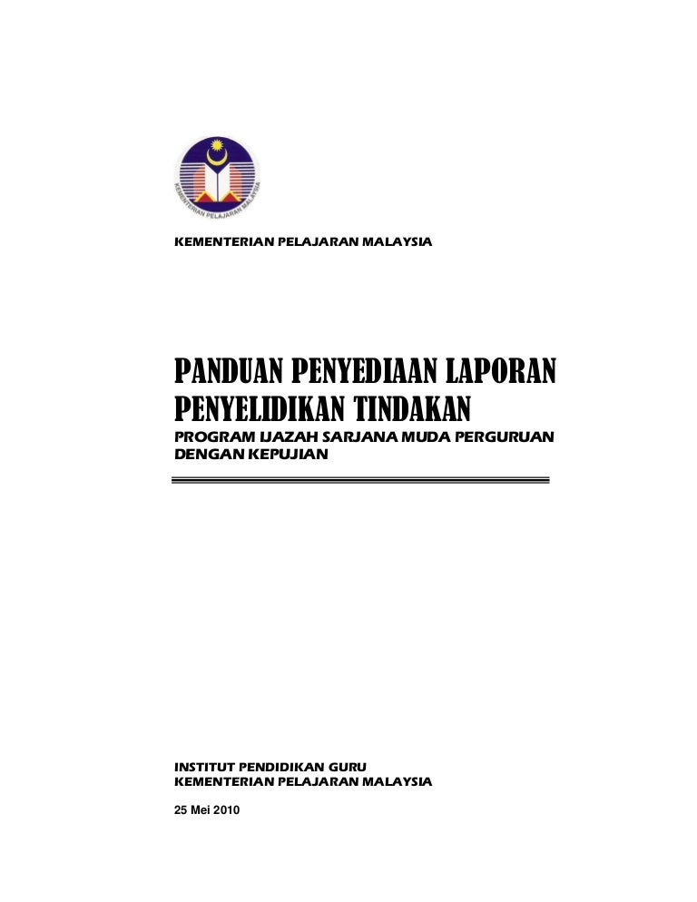Panduan Penulisan Kajian Tindakan