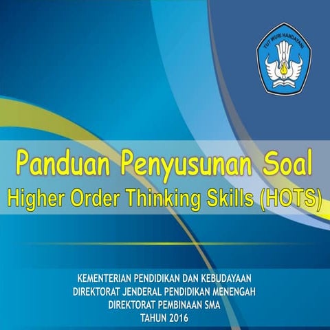 Panduan penulisan soal hots