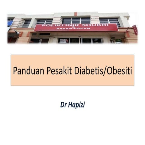 Panduan pesakit diabetis ppt