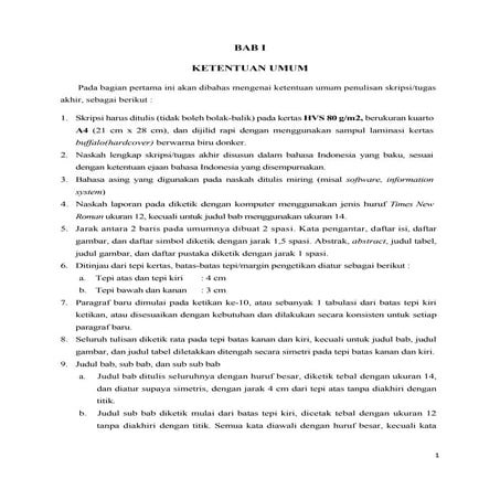 Panduan skripsi ta word revisi