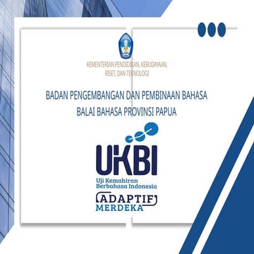 PANDUAN SOSIALISASI UKBI ADAPTIF MERDEKA.pptx