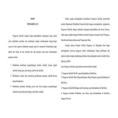 Panduan Subsidi Pengawas 2007