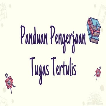PPT Panduan Tugas Tertulis Kelas MLC: Penulis Kristen yang Bertanggung Jawab ...