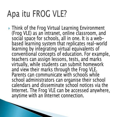 Panduan Frog VLE 