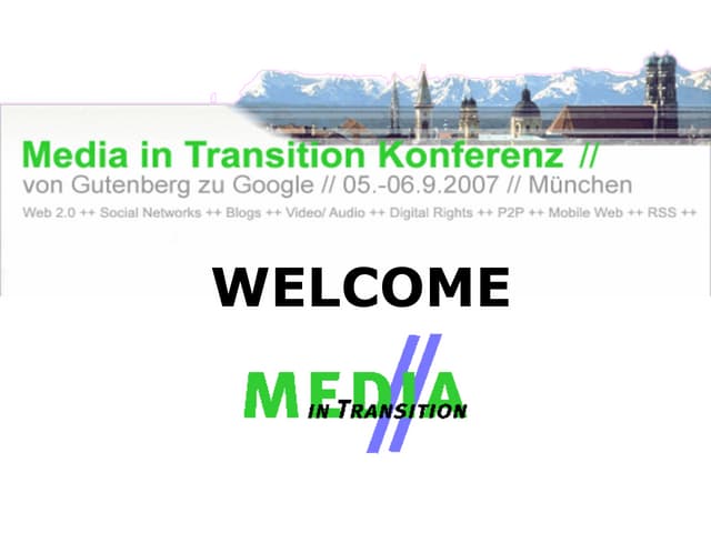 Panel 2007 - Media in Transition Conference