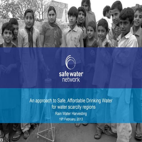 An approach to safe drinking water 'RWH'_Subhash (water.org)_2013