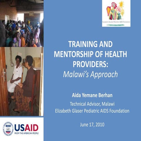 Training & Mentoring of Health Providers: Malawi's Approach