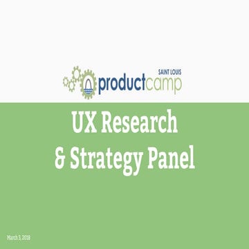 UX Research & Strategy Ask Me Anything Panel