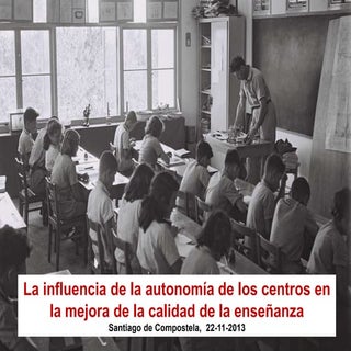 Influencia de la autonomía de los c...