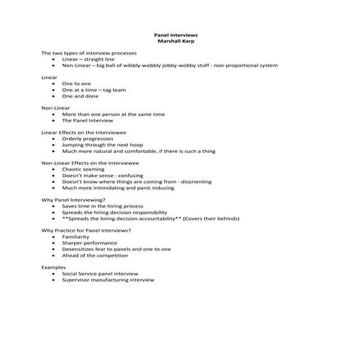Information interview questions | DOC