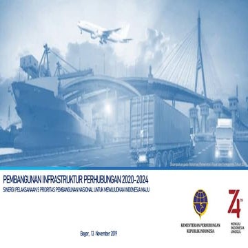 Panel iv rakornas 2019 - kementerian perhubungan | PDF