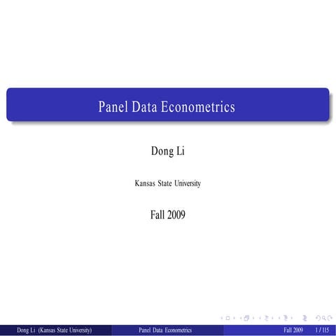 panel data analysis with implications and importance